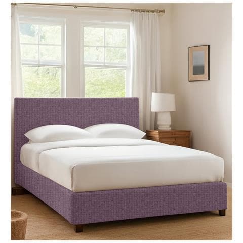 Frinco - Letto Matrimoniale Sfoderabile, Viola Lilla - Foto 2