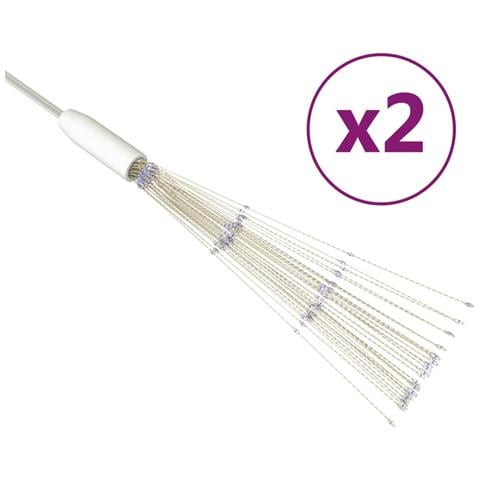 Lusso Casadino -  Luci Di Natale Fuochi D'artificio 2 Pz Blu 20 Cm 280 Led - Foto 1