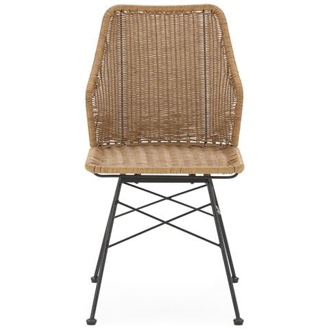 Set 2 Sedie Da Pranzo O Da Giardino Paola Ratan /nero - Foto 2