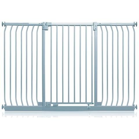 Safetots Cancelletto Di Sicurezza Elite Extra Alto, 161cm - 170cm, Grigio Opaco, Extra Alto Con 100cm Di Altezza - Foto 1