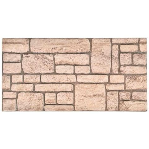 Pannelli da parete 10 pcs Beige 100 x 50 cm Schiuma EPS - Foto 1