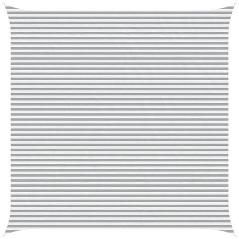 Vela da ombra solare Grigio chiaro e bianco 6 x 6 m - Foto 1