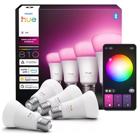 Philips Hue White and Color ambiance A60 - lampadina connessa E27 - 810 - Foto 2