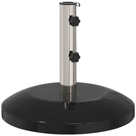 Base per parasole per palo da 40-50 mm 26.75 kg Nero - Foto 1