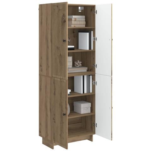 Set di armadi 2 pcs Rovere Artigianale 66 x 34,5 x 90 cm - Foto 2
