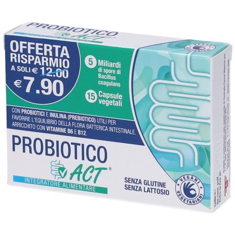 Probiotico Act 15 Capsule Vegetali - Foto 2
