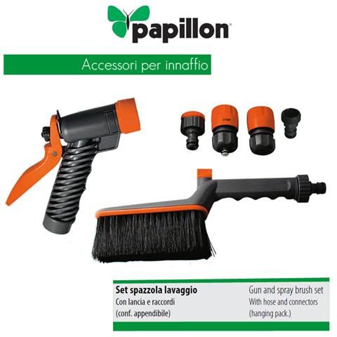 Set lancia per lavaggio auto con spazzola e accessori per tubo 1/2 pollici - Foto 2