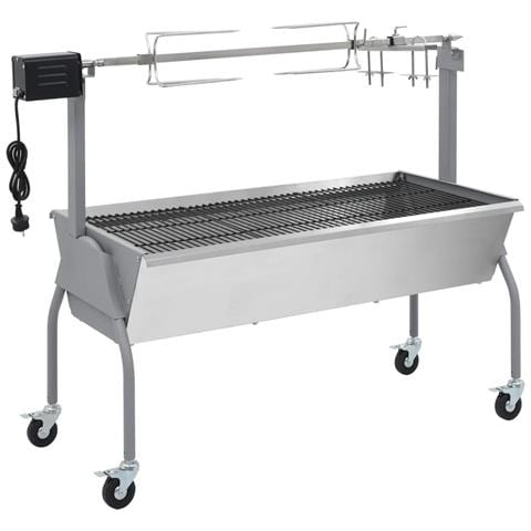 250028 barbecue per l'aperto e bistecchiera Carrello Carbone (combustibile) Argento - Foto 1