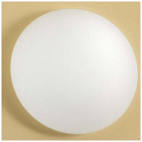 2433-64-102 Plafoniera Pandora Vetro Bianco, E27 2x75w Ip20, Ø: 460 Mm. - Foto 1