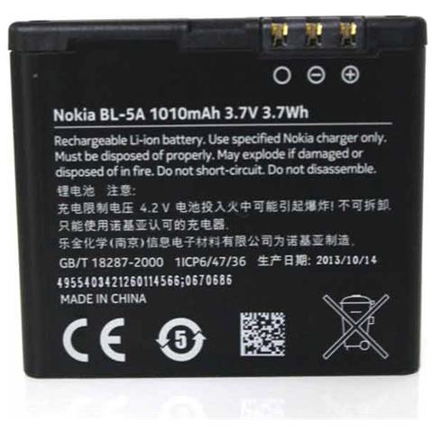 Batteria Ricambio Asha 502 Pila Interna Modello Bl-5a Carica - Foto 1