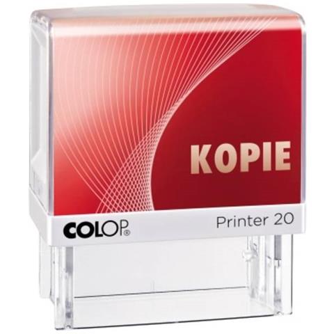 Timbri Testuali Rosso 38 X 14 Mm (l X A) - Foto 1