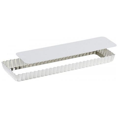 125410 - Stampo Per Torte Scanalato Con Fondo Mobile In Latta - Foto 3