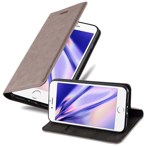 Custodia Compatibile Con Apple Iphone 6 / Iphone 6s In Bruno Caffè - Coperchio Protettiva Con Chiusura Magnetica, Funzione Stand E Tasca Per Le Carte - Foto 1