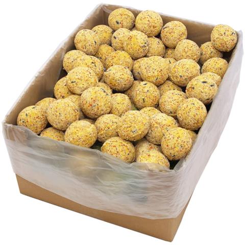Palline di Grasso e Semi per Uccelli 200 pz 90g - Foto 1