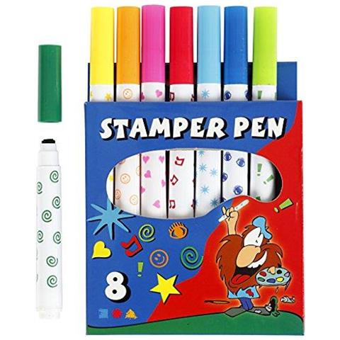 100.263 Stamp Markers 8asstd Multicolore - Foto 1