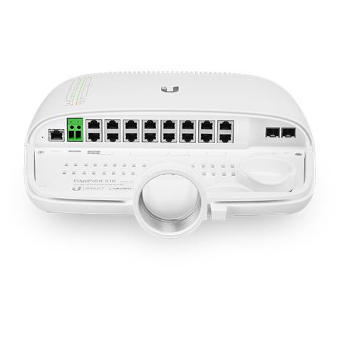 Switch Serie EdgePoint EP-S16 con 16 Porte Gigabit Ethernet 10/100/1000 PoE (60W) / 2 Gigabit SFP  - Foto 1