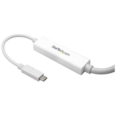 Cavo Adattatore USB-C a DisplayPort da 3m - 4k 60hz - Bianco - Adattatore USB Tipo-C - Compatible con Thunderbolt 3 - Foto 2