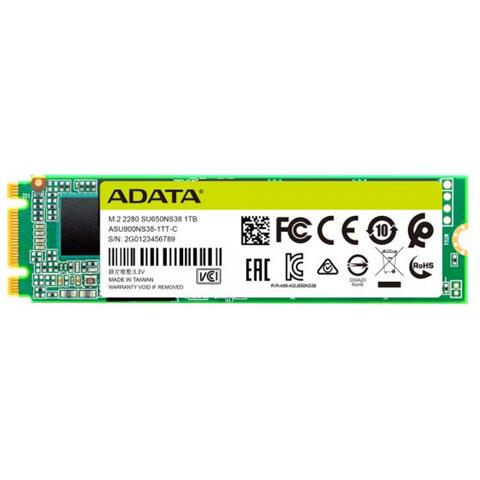 Adata Ultimate Su650 M.2 1 Tb Serial Ata Iii 3d Nand (adata Ultimate Su650 [asu650ns38-1tt-c] 1tb M.2 Sata 2280 3d Nand - Foto 1