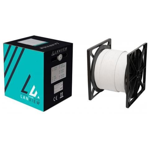 Lvn122432 Cavo Di Rete Bianco 305 M Cat6a U /ftp [stp] (cat6a U-ftp 4x2xawg23 Lszh - White 305m, Dca - Warranty: - Foto 2