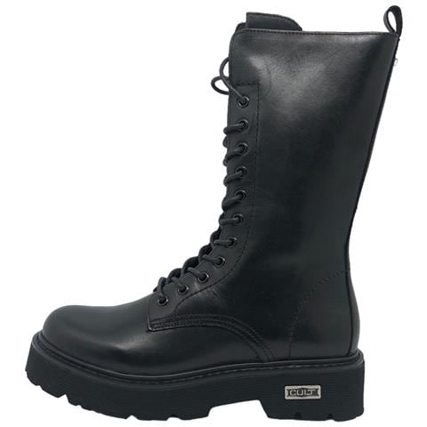 Slash 3324 Mid Anfibio Stivaletti Biker Ankle Boot Nero Donna Nero 39 - Foto 1