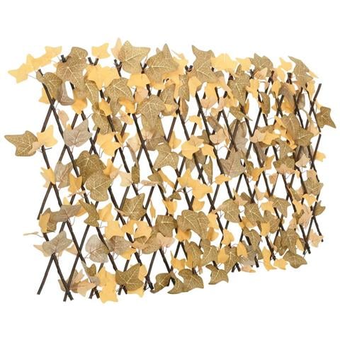 Traliccio Foglie Acero Artificiale Espandibile Arancione 180x60 - Foto 1