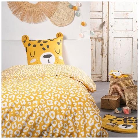 Divertente Set Da Letto Per Bambini - 140 X 200 Cm - Stampa Leopardata - Foto 1