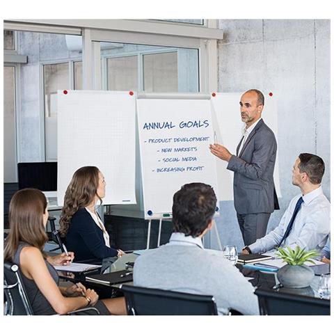 F2100/n Blocco Per Lavagne E Accessori Libera Installazione 680 X 1050 Mm Grigio - Foto 3