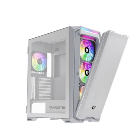 Case KRATER X Midi Tower ATX /EATX /ITX /micro ATX 2x Porte USB 3.2 Colore Bianco (Finestrato) - Foto 8