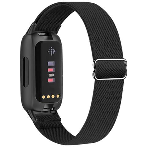 Cinturino Fitbit Inspire 3 In Nylon Elastico Black - Foto 2