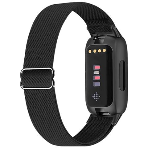 Cinturino Fitbit Inspire 3 In Nylon Elastico Black - Foto 6