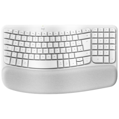 Tastiera Wireless 5099206117457  (Layout Tedesco) Colore Bianco - Foto 1