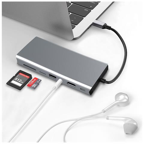 Adattatore Multiporta Hub Type-c 15 In 1 Con Hdmi, Vga, Ethernet, Usb C Pd - Foto 7