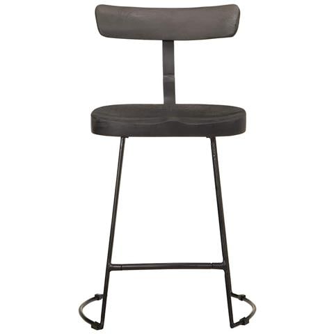 Sgabelli da Bar 2 pz Neri 49x43x79 cm Legno Massello di Mango - Foto 1