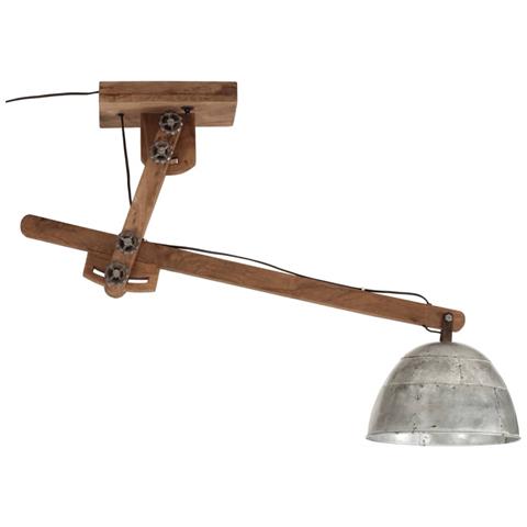 Lampada Da Soffitto 25 W Argento Vintage 105x30x65-108cm E27 - Foto 3