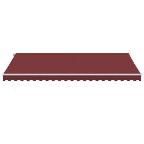 Tenda Da Sole Retrattile Manuale Bordò 500x350 Cm - Foto 3