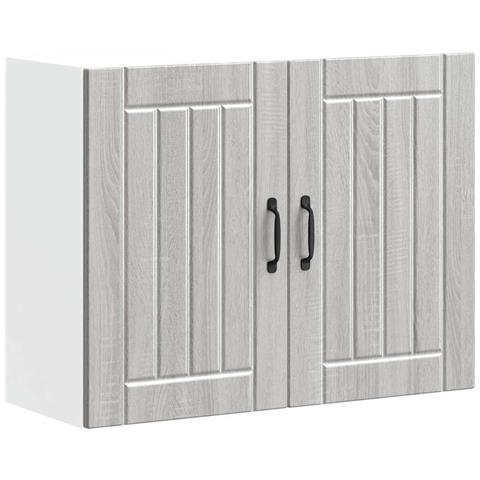 Pensile Da Cucina Lucca Grigio Sonoma In Legno Multistrato - Foto 1