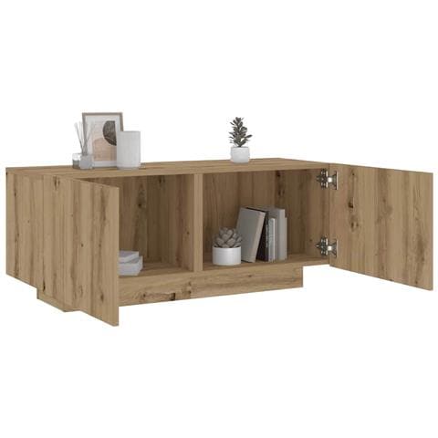 Comodino Rovere Artigianale 100x35x40 Cm In Legno Multistrato - Foto 1