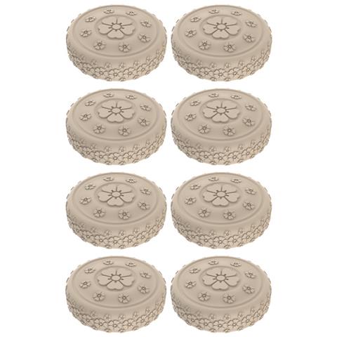 8 Copriruote Per Valigie Con Rotelle Caramel Brown Modello 3 - Foto 2