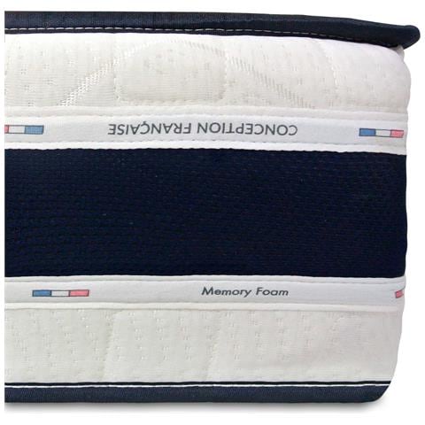 Materasso Memory Alto 22 cm Ortopedico Medio Rigido 100% Made in Italy Antiacaro Fascia 3DAir 4 Maniglie Trionfo Singolo misura 90x190 cm - Foto 2