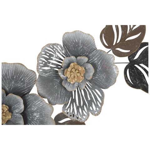 Decorazione In Metallo 3d Foglia 11 - Multicolore - Metallo - 157,5x9x66,5 Cm - Foto 2