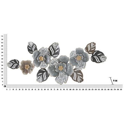 Decorazione In Metallo 3d Foglia 11 - Multicolore - Metallo - 157,5x9x66,5 Cm - Foto 6