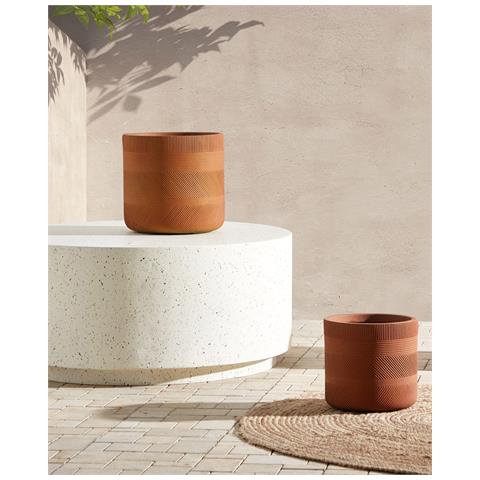 Vaso Per Piante Voula 31 Cm Marrone - Foto 1