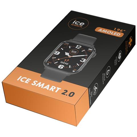 Orologio Connesso Ipx6 Amoled Da 1,96” Con Contapassi Modello Ice Smart 2.0, Nero - Foto 2