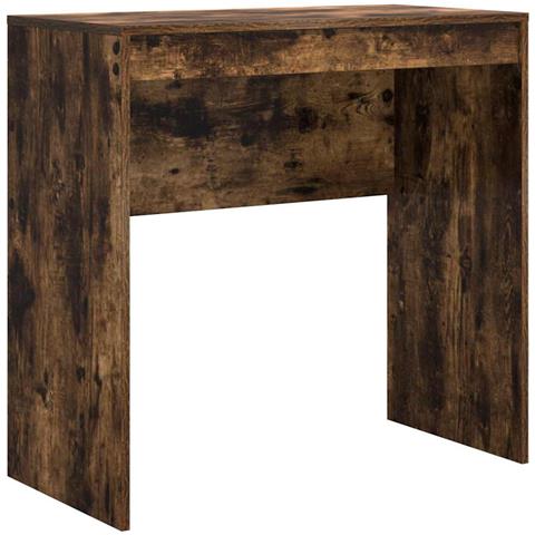 Scrivania Rovere affumicato Legno ingegnerizzato Compatta - Foto 1