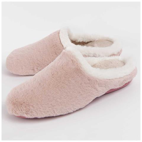 Pantofole Northome Grosslip Rosa Rosa Tessuto - Foto 1