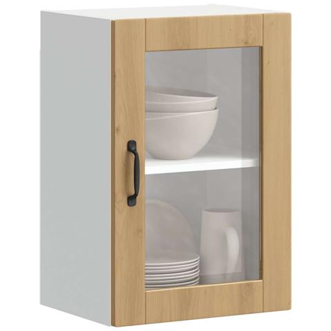 Pensile da Cucina con Porta in Vetro Porto Rovere Artigianale - Foto 2