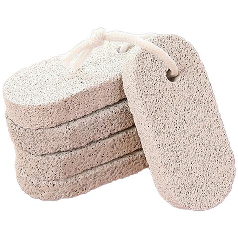 Set Di 5 Pietre Pomice Per Piedi - Beige: Esfoliazione E Massaggio Per Piedi Lisci - Foto 1