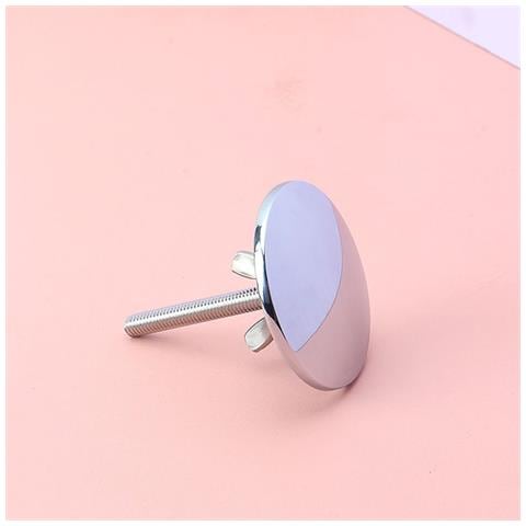 Copriforo Lavello: Sigillo Antigoccia & Tappo Decorativo Per Lavabo Cucina - Lega Di Zinco & Acciaio Inossidabile Silver - Foto 4