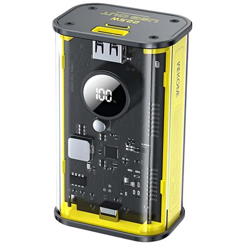 Powerbank 10000mah Usb-c / Lightning Pd 20w Serie Vanguard Ricarica Rapida, Nero / Giallo - Foto 1