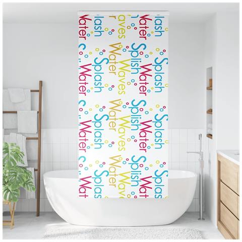 Tenda a Rullo Doccia con Cassonetto 100x240cm Larghezza Tessuto - Foto 2